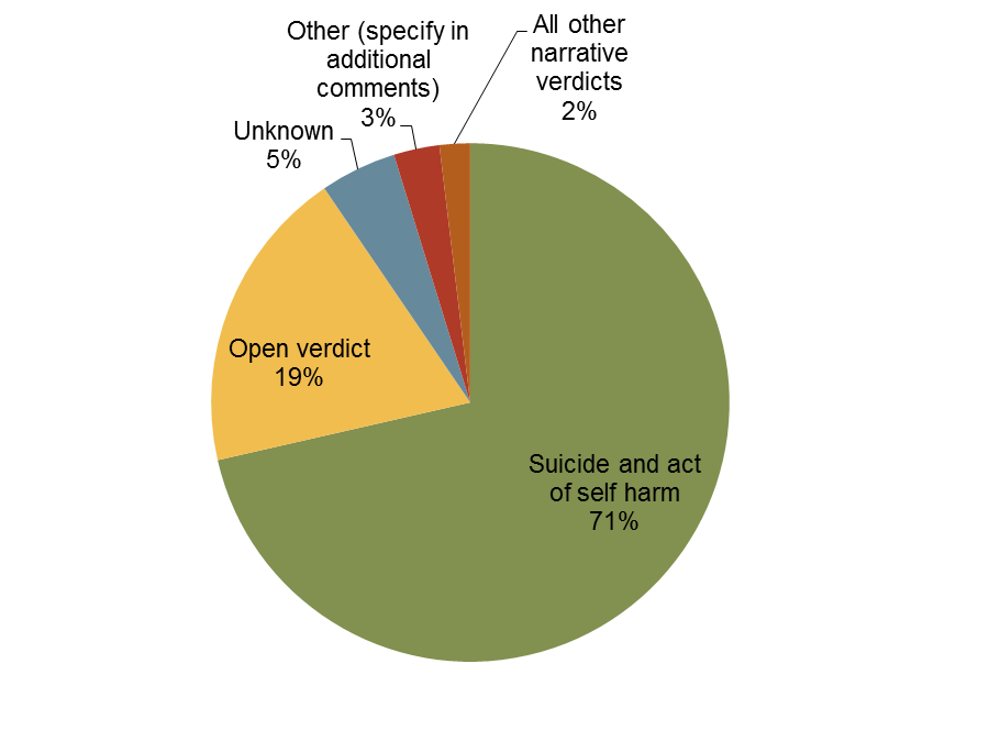 Figure 4.28. Proportion of cases by verdict